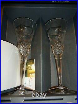 10 Flute Set Waterford Crystal Millennium Collection Toast of the Year 2000