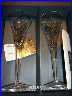 10 Flute Set Waterford Crystal Millennium Collection Toast of the Year 2000