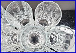 10 Luminarc Brighton Cooler Set Vintage Cristal D'Arques Elegant Cut Tumbler Lot