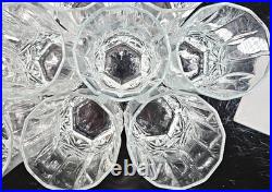 10 Luminarc Brighton Cooler Set Vintage Cristal D'Arques Elegant Cut Tumbler Lot