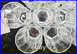 10 Luminarc Brighton Cooler Set Vintage Cristal D'Arques Elegant Cut Tumbler Lot