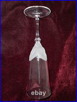 10 pcs Cristal D'Arques Durand Florence Set Set Pitcher Bowl & 8 Fluted Glasses