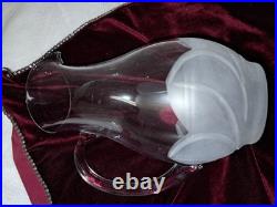 10 pcs Cristal D'Arques Durand Florence Set Set Pitcher Bowl & 8 Fluted Glasses