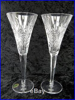 10pc Set Waterford Crystal Millennium Collection Champagne Glass Flute Lot Used