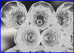 11 Cristal D'Arques Longchamp Water Goblets Set Elegant Crystal Cut Stemware Lot
