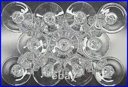 11 Cristal D'Arques Longchamp Water Goblets Set Elegant Crystal Cut Stemware Lot