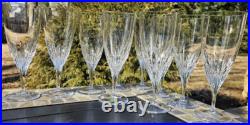 11 Pc VTG Waterford Marquis Claria Crystal 10 Iced Tea 8, 1 Water Goblet 8.5 11 Pc VTG Waterford Marquis Claria Crystal 10 Iced Tea 8, 1 Water Goblet 8.5
