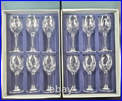 12 Cristal D'Arques Durand Junon Cordial Glasses Box Set Vintage Crystal Cut Lot 12 Cristal D'Arques Durand Junon Cordial Glasses Box Set Vintage Crystal Cut Lot