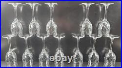 12 Cristal D'Arques Durand Junon Cordial Glasses Box Set Vintage Crystal Cut Lot 12 Cristal D'Arques Durand Junon Cordial Glasses Box Set Vintage Crystal Cut Lot