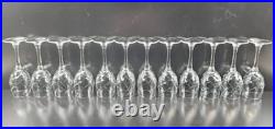 12 Cristal D'Arques Durand Junon Cordial Glasses Box Set Vintage Crystal Cut Lot 12 Cristal D'Arques Durand Junon Cordial Glasses Box Set Vintage Crystal Cut Lot