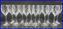 12 Cristal D'Arques Durand Junon Cordial Glasses Box Set Vintage Crystal Cut Lot 12 Cristal D'Arques Durand Junon Cordial Glasses Box Set Vintage Crystal Cut Lot
