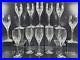 12 Mikasa Arctic Lights Wine Glasses Set Elegant Crystal Clear Cut Stemware Lot