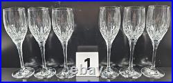 12 Mikasa Arctic Lights Wine Glasses Set Elegant Crystal Clear Cut Stemware Lot