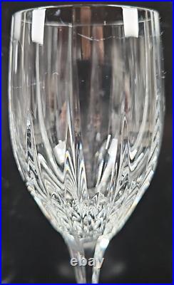 12 Mikasa Arctic Lights Wine Glasses Set Elegant Crystal Clear Cut Stemware Lot