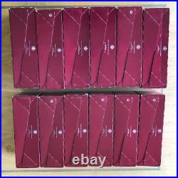 12 NIB Vintage Orrefors Crystal OPTICA Symphony Wine Glass 8 5/8 Gunnar Cyren