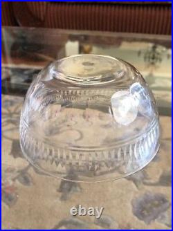12 Pieces Webb Corbett Crystal Glass Finger 6 Set Of Bowls & Under plates Signed