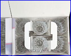 12 Royal Crystal Rock Opera Wine Goblets Box Set 7.75 Oz Clear RCR Luxion Italy