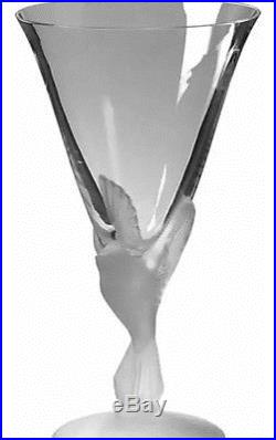 12 Sasaki Wings Pattern Crystal Set Of Twelve Water Goblets