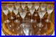 12 Set Mikasa Arctic Lights 9 Water Goblets Crystal Glass Vertical Cut Platinum
