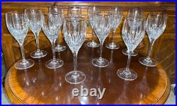 12 Set Mikasa Arctic Lights 9 Water Goblets Crystal Glass Vertical Cut Platinum 12 Set Mikasa Arctic Lights 9 Water Goblets Crystal Glass Vertical Cut Platinum