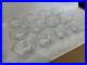 12 Stuart English Crystal Finger / Dessert / Fruit Bowls Set Vtg