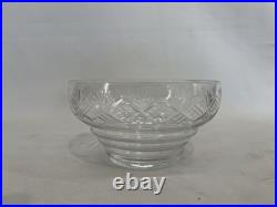 12 Stuart English Crystal Finger / Dessert / Fruit Bowls Set Vtg