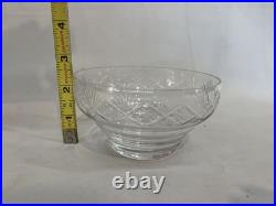 12 Stuart English Crystal Finger / Dessert / Fruit Bowls Set Vtg