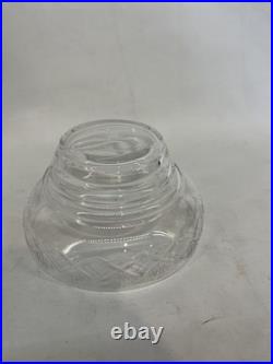 12 Stuart English Crystal Finger / Dessert / Fruit Bowls Set Vtg