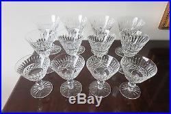 12 Waterford Crystal Goblets TRAMORE MAEVE Cut Stemware- 4 Settings of 3 Glasses
