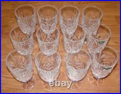 12x Shannon Crystal Designs of Ireland Ice Tea Stemmed Glassware, Slovakia
