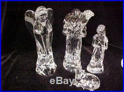 (14 pcs) WATERFORD CRYSTAL NATIVITY COLLECTION SET With DONKEY CAMEL EXCELLENT