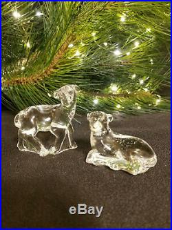 14pc Waterford Crystal Nativity Set Kings Camel Donkey Sheep Shepherds HF Creche