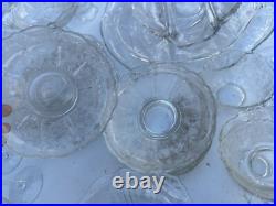 155 piece vintage Cambridge Crystal Glassware Set