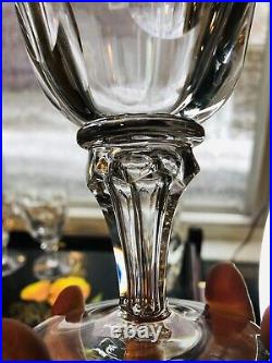 1950's Mid Mod Water Goblet Royal Leerdam Juliana Queen Netherland Set Of 6