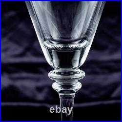 1960's New York Vintage Crystal Clear Solid Round Coctail Martini Glasses Set 2