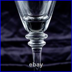 1960's New York Vintage Crystal Clear Solid Round Coctail Martini Glasses Set 2