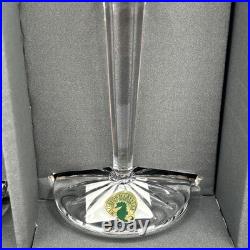 2 Waterford Clarendon Cobalt Blue Flute Champagne Set Brand New in Original Box