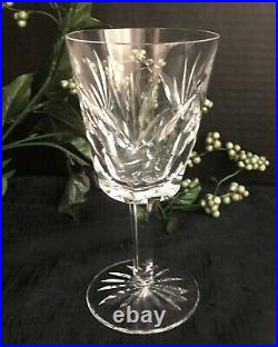 2 Waterford Crystal Ashling Water Goblets Vintage