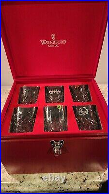 2010 Waterford Crystal 12 Days Of Christmas Bar Glass Set #151971