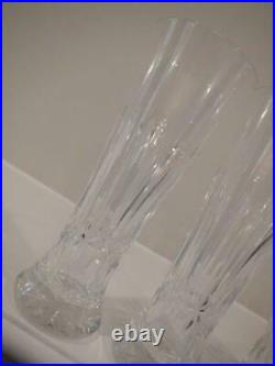 $240+ Set of 4 WATERFORD LOGAN Made in Ireland Lead Crystal Pilsner Beer Glasses