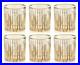 24K Gold Italian Crystal Whiskey Old Fashioned Glasses Set of 6 Hand Painted