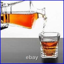 27oz Whisky Decanter Set with 4 Whiskey Glasses for Birthday Father's Day Wedding