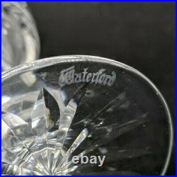 3 Set Waterford Crystal Lismore 6 Water Claret Stem Goblets Drinking Glasses
