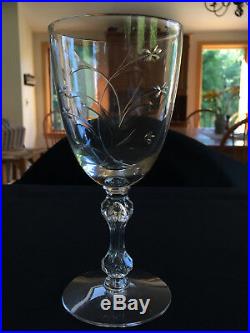 36 piece crystal glassware set Lenox Kingsley by Tiffin-Franciscan