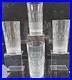 4 MF Cristal de Paris Yvan Highball Glasses Set Crystal Cut Tumblers France Lot