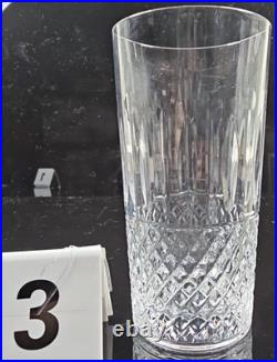 4 MF Cristal de Paris Yvan Highball Glasses Set Crystal Cut Tumblers France Lot