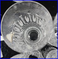 4 MF Cristal de Paris Yvan Highball Glasses Set Crystal Cut Tumblers France Lot