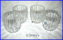 (4) Mikasa Park Lane Crystal EXECUTIVE DOUBLE OLD FASHIONED MINT with TAGS (4) Mikasa Park Lane Crystal EXECUTIVE DOUBLE OLD FASHIONED MINT with TAGS