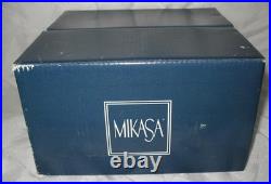 (4) Mikasa Park Lane Crystal EXECUTIVE DOUBLE OLD FASHIONED MINT with TAGS (4) Mikasa Park Lane Crystal EXECUTIVE DOUBLE OLD FASHIONED MINT with TAGS