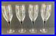 4 ORREFORS Blue INTERMEZZO RED WINE GLASSES SET OF 4 (8.75 tall)